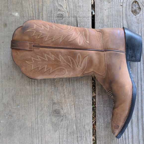 Ariat Women's Heritage Distressed Brown Western Boots Size 7B - Picture 5 of 16